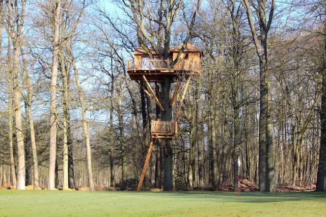 Photo Cabanes perches Raray Les cabanes des grands chnes